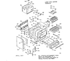 Kenmore 1039897616 lower body section diagram