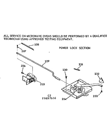 Power lock section
