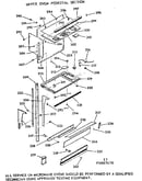Upper oven pedestal section