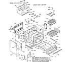Kenmore 1039897617 lower body section diagram