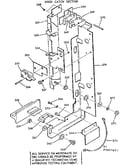 Door catch section