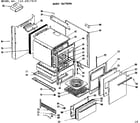 Kenmore 1196017810 body section diagram