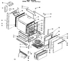 Kenmore 1196027810 body section diagram