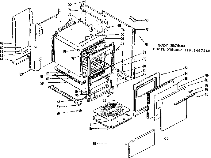 Body section