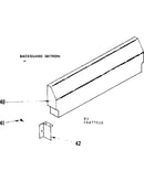 Backguard section