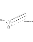 Backguard section