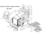 Kenmore 1196488110 body section diagram