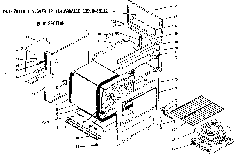 Body section
