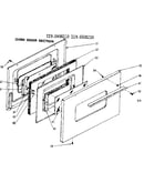 Oven door section