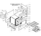 Kenmore 1196498210 body section diagram