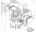 Kenmore 1197027540 body section diagram