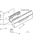 Backguard section