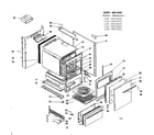 Kenmore 1197027611 body section diagram