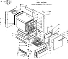 Kenmore 1197027810 body section diagram