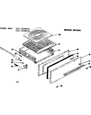 Broiler section