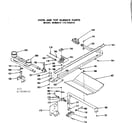 Kenmore 1197028310 oven and top burner parts diagram