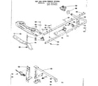 Kenmore 1197037910 top and oven burner section diagram