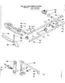 Top and oven burner section