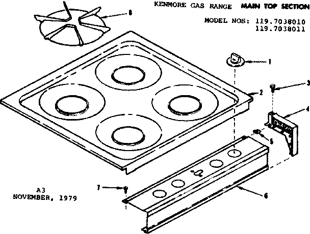 Main top section