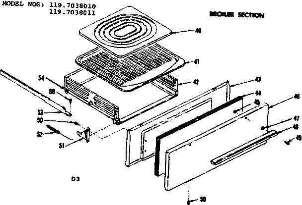 Broiler section