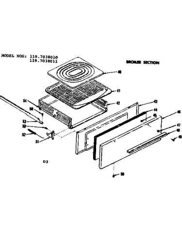 Broiler section