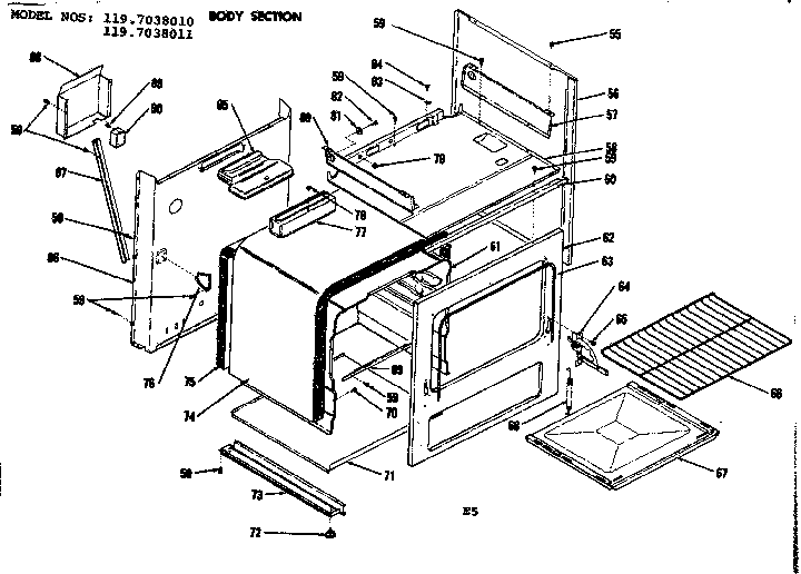 Body section
