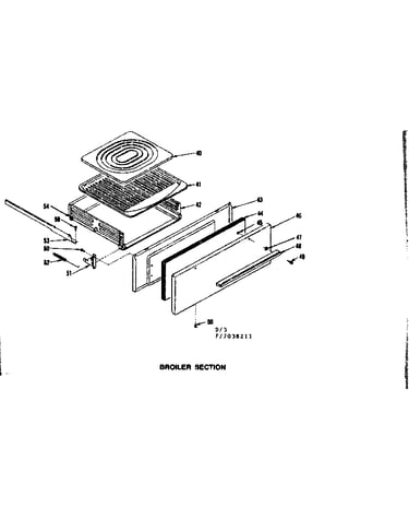 Broiler section
