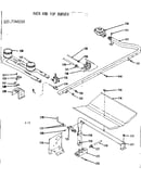 Oven and top burner parts