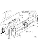 Backguard section