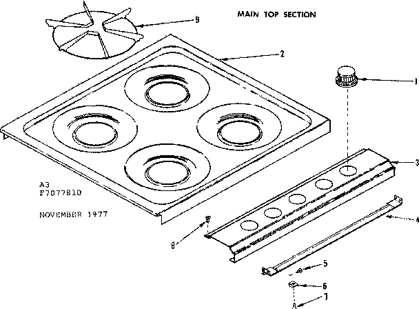 Main top section