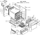 Kenmore 1197077810 body section diagram