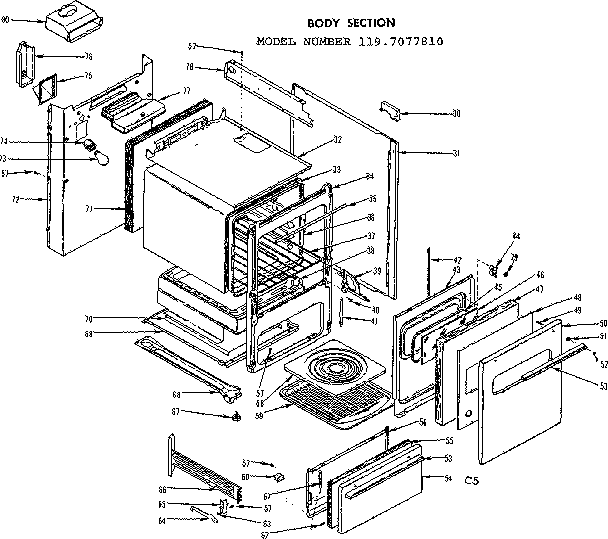 Body section