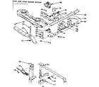 Kenmore 1197077910 top and oven burner section diagram