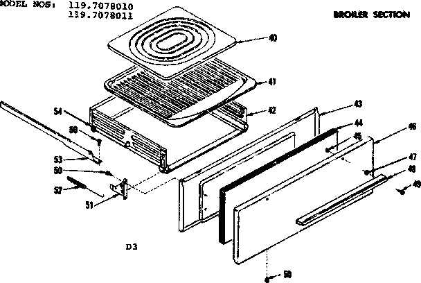 Broiler section