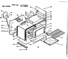 Kenmore 1197078011 body section diagram