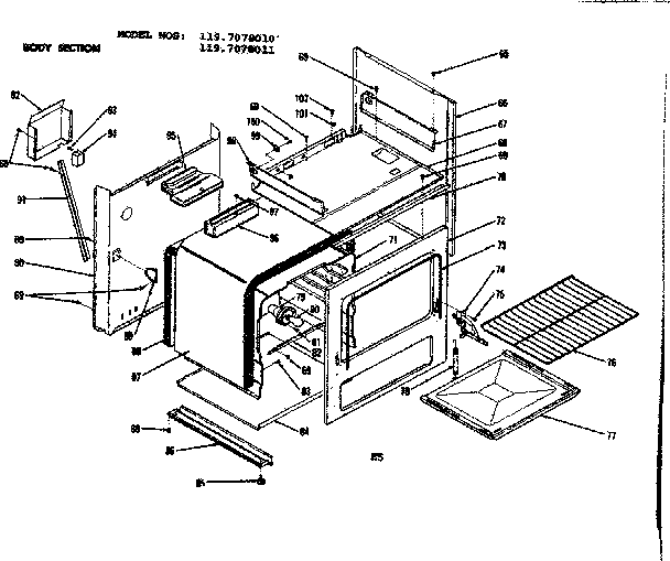 Body section