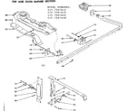 Kenmore 1197087620 top and oven burner section diagram