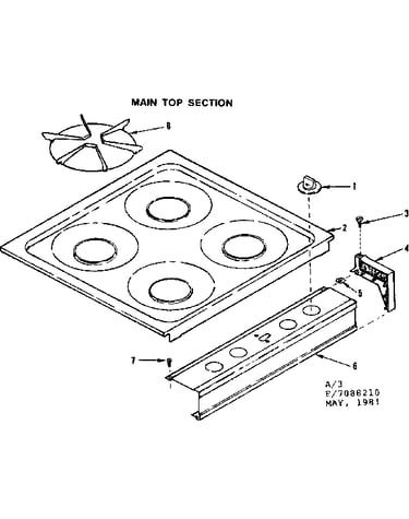 Main top section