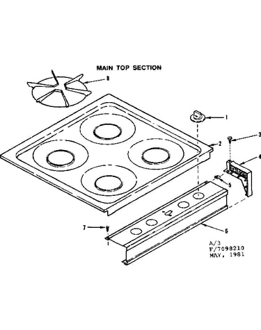 Main top section