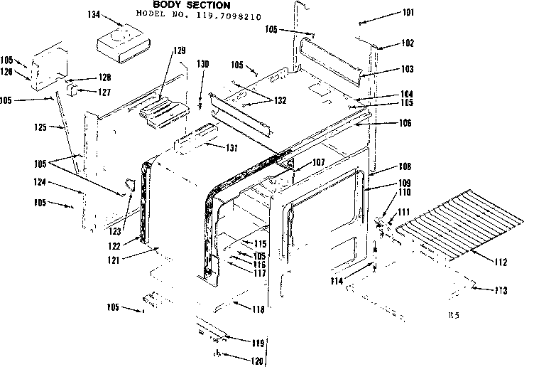 Body section