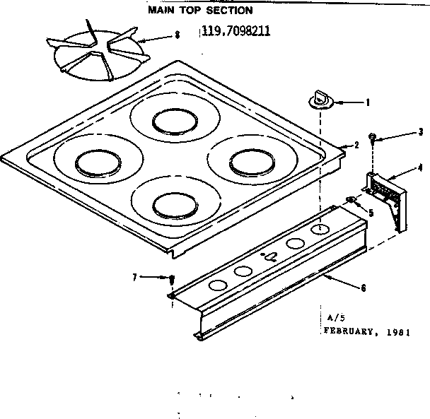Main top section