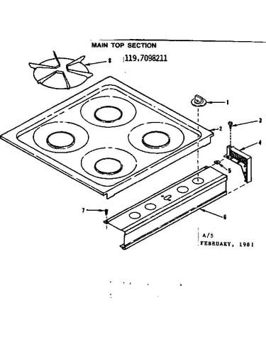 Main top section