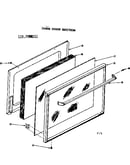Oven door section