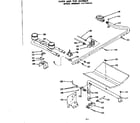Kenmore 1197118310 oven and top burner parts diagram