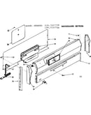 Backguard section