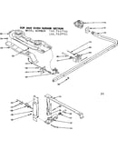 Oven burner section
