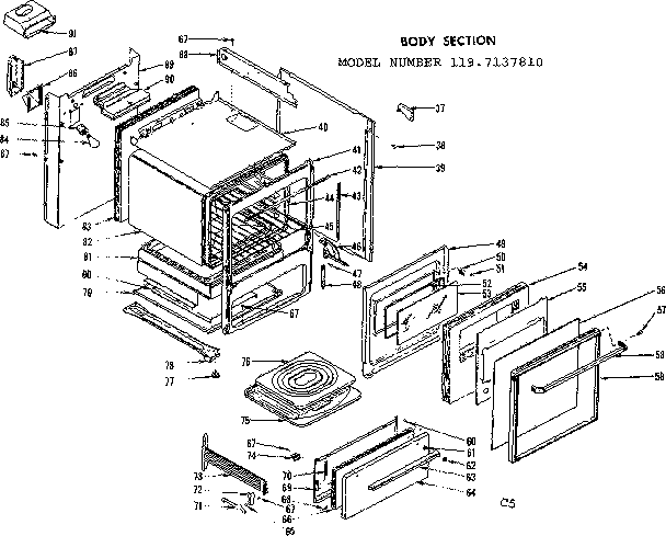 Body section