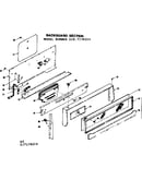 Backguard section