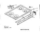 Kenmore 1197188211 main top section diagram