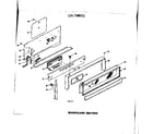 Kenmore 1197188211 backguard section diagram